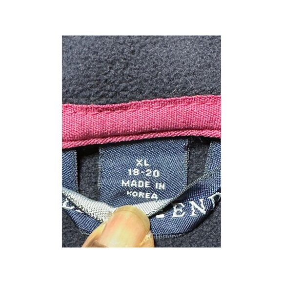 Lands End Womens Fleece Full-Zip Jacket Zippered Inner Pockets Fall Layering  XL - Picture 4 of 11